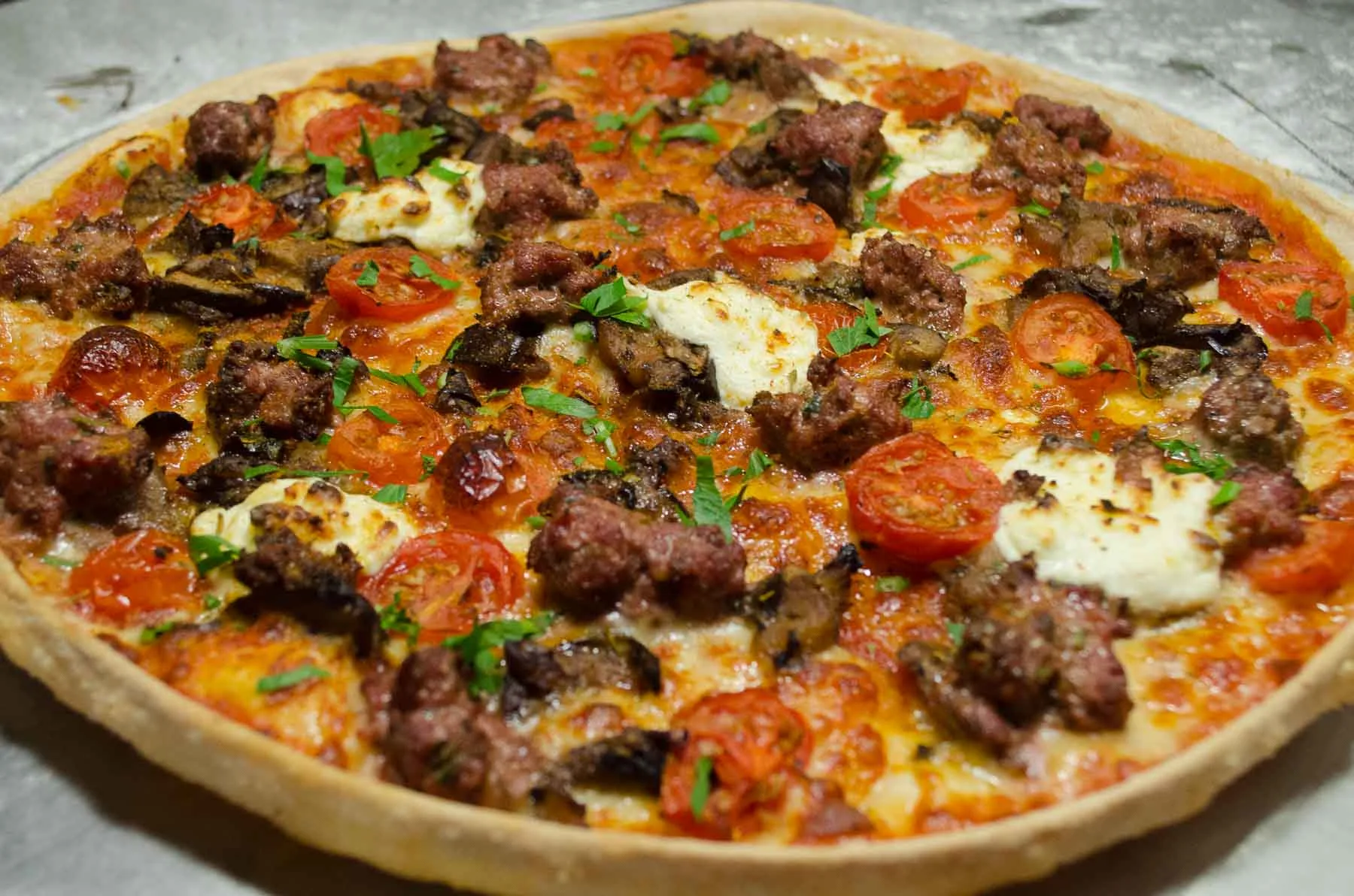 Garlic Prawns Pizza