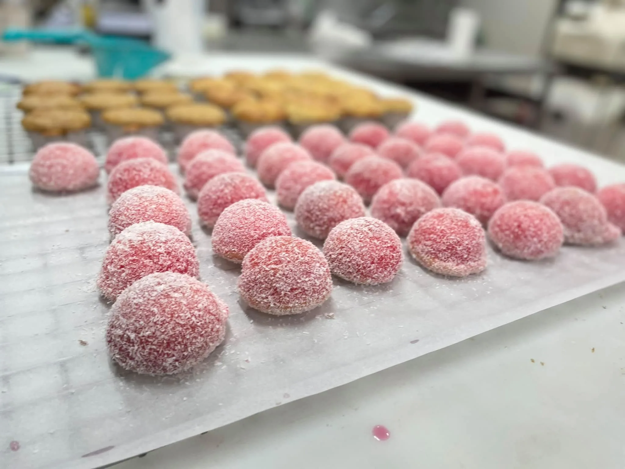 Raspberry Lamingtons